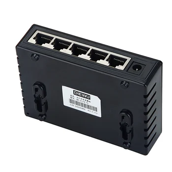 Sieťový Rozbočovač Gigabit LAN Exchange Desktop Switch 5-Port Ethernet Adaptér Mini
