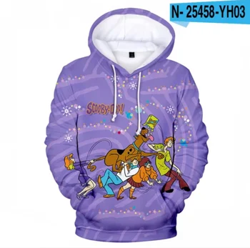 Dospelý/Dieťa Muži/Ženy Ležérne Módne Hoodies Obľúbené Oblečenie Scoob! Film Protagonista Scooby-Doo 3D Tlač Mikina s Kapucňou