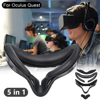 Smart Vr Okuliare 5in1 Držiteľ Tvár Vankúš Okuliare na Nos Podložky Okuliare Proti úniku Anti-nečistoty Chránič pre Oculus Quest Príslušenstvo