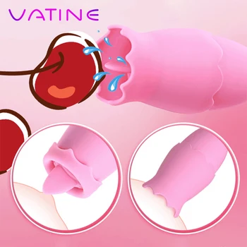 VATINE Jazyk Vibrátory 11 Režim USB Vibračné Vajíčko Ústne Lízanie Klitorisu Stimulátor G-bodu Sexuálne Hračky pre Ženy, Ženská Masturbácia