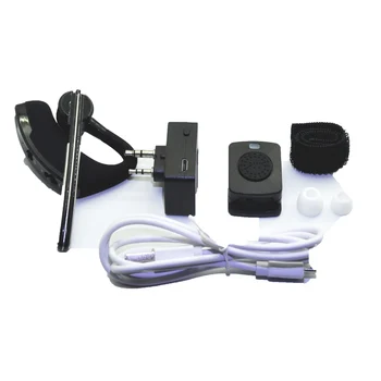Najnovšie Ultradio Bezdrôtové Bluetooth Handsfree Slúchadlo s PPT& Modul 5-10km K/M Konektor pre TYT/Baofeng/Kenwood Walkie Talkie
