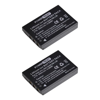 KLIC-5001 DB-L50 Batérie + LED Nabíjačka pre Sanyo DB-L50 Kodak P850 Z760 DX7590 DX7630 Zoom Sanyo DMX-FH1 FH11 HD1000 HD2000