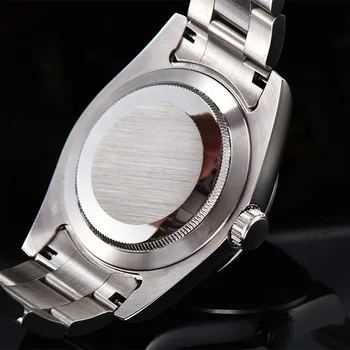 NOVÉ 2019 náramkové hodinky automatické Hodinky módne Svietiace ručičky 39 mm leštené 316L z nerezovej Ocele a ocele náramok modrá H2-2