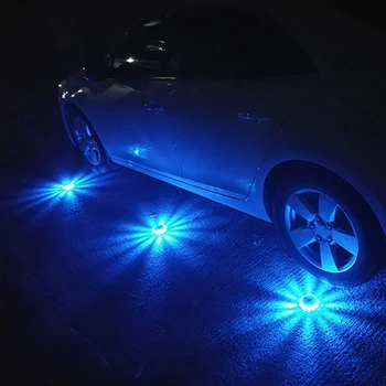 Hot Predaj Magnetické LED Pohotovostné Policajné Auto Cestnej Svetlice Výstražné Svetlo Cestnej Modrý Oranžový Maják Lampa Auto Príslušenstvo