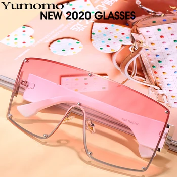 2020 Dizajn Značky Nové slnečné Okuliare Módne Ženy Gradient Slnečné Retro Okuliare UV400 Nadmerné Slnečné Odtiene gafas de sol