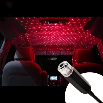 LED Auto USB Atmosféru Lampa Dekorácie Svetla Príslušenstvo Pre Citroen C4, C5, C3, Xsara Picasso Berlingo Saxo C2 C1 C4L DS3 Xantia