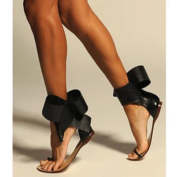 Ženy Sandále Sexy Módne Nový Veľký motýlik Ženy Topánky Zapatos Mujer Bežné Byty Značky Dizajnér Gladiator Topánky Ženy JDD39
