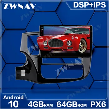 PX6 4+64 Android 10.0 Auto Multimediálny Prehrávač Pre Mitsubishi Outlander Roky 2013-2018 Rolovač navi Rádio stereo IPS Dotykový displej vedúci jednotky