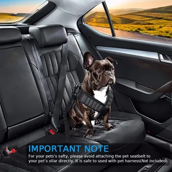 Inovovaný Psa Pásov Pes Auto Bungee bezpečnostné pásy Nastaviteľné Pet bezpečnostný Pás Vozidla Nylon Pet Bezpečnostné Pásy