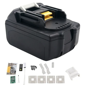 Náhrada za Makita 18V BL1850 BL1830 LXT400 Akumulátorové Vŕtačky Batérie Prípade Kit PCB Doska LED Indikátor Napájania Nástroje Box