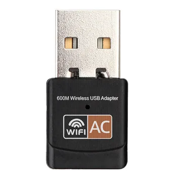 Bezdrôtový WIFI Adaptér USB, Surfovanie po Webe Dongle Siete 600Mbps zabudovanú Anténu