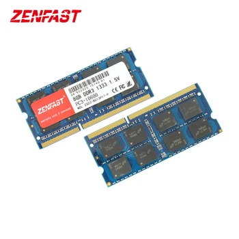 ZENFAST 4GB DDR3 8GB 1333Mhz 1600Mhz so-DIMM 1,5 V Notebook RAM 204Pin Notebook Pamäte sodimm Pre AMD