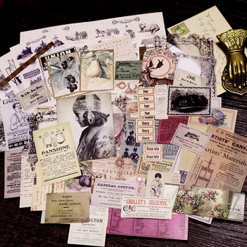 MyPretties Staré Obrázky, Značky, Zápisník podklady Vintage štýl, Remeselníci Papiere Nevyžiadanej Vestníku a cestovný Notebook