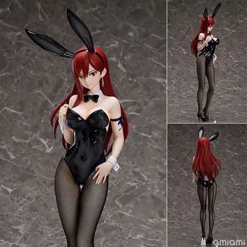 Uvoľnenie Víla Chvost Erza Scarlet Bunny Dievča Anime Obrázok Sexy Dievča PVC Akcie Obrázok Hračky Model Kolekcie Bábika Darček