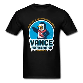 Muži Topy T-Shirt 2018 Nový Príchod Módne Bežné Krátke Rukávy Oblečenia Vance Chladiace Penguin T Shirt Cartoon 90. rokov Tričko