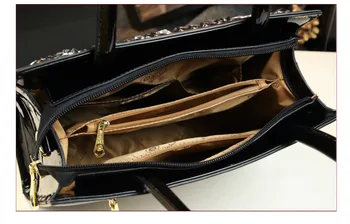 Móda Cowhide Kožené Ženy kabelka, Výšivky vŕtať dámy diamanty ramenný messenger bag má veľkú kapacitu, prenosné tašky 2020
