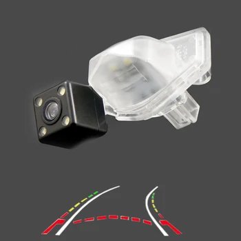 Dynamické trajektórie CCD HD auto kamera pre Honda Odyssey Vezel Elysion Jade až 2017 zozadu cúvaní park kamera