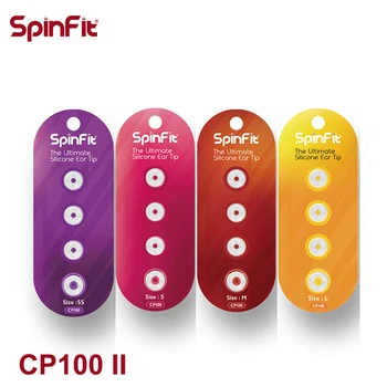 DUNU SpinFit CP100 CP800 CP145 (1 karta) Patentovaný 360 Stupňov možnosť Rotácie Silikónové Eartips CP100 CP-100 CP-145 CP-800 (2 Páry)