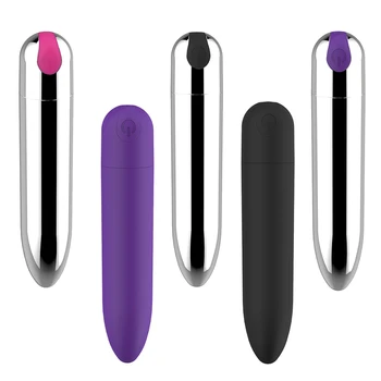 Zerosky Mini Bullet Vibrátor 10 Rýchlosť Dildo Vibrátor USB Nabíjanie Silné Vibrácie G-spot Masér Stimulátor Klitorisu Pre Femal