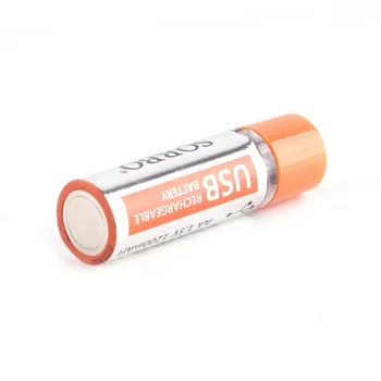 Pôvodné Sorbo 4pcs USB Nabíjateľné Batérie AA 1,5 V 1200mAh Rýchle Nabíjanie Li-po Batérie Kvality AA Batérie Bateria RoHS CE