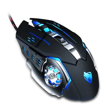Profesionálne Herné Myši 3200DPI LED Optické USB Wired Mouse Počítačovej Myši Hráč Myší Ergonomická Myš Hra Mause pre PC, Notebook