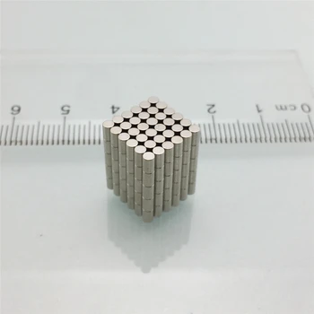 100ks dia2 x 2,5 mm N35 Disk Silné Neodýmu Magnet Výkonný Mini Neodimio Super Vzácnych Zemín Magnetické Materiály