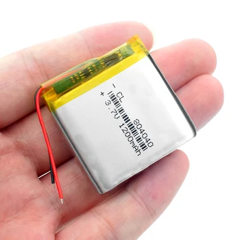 3,7 V polymer lithium batéria 804040 1200mAh veľkú kapacitu, Nabíjateľná Lítium-iónové Články Pre Fotoaparát, MP3 MP4 MP5 GPS, DVD, LED Svetlo