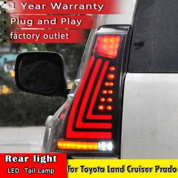 Nové Auto Styling pre Toyota PÔDY CRUISER PRADO LC150 GRJ150 koncových svetiel Zadné Jazdy Svetlo + Brzdové Svetlo + Svetla Cúvaní