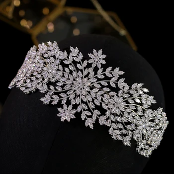 High-end svadobné tiara módne luxusné tiara koruny, svadobné tiara narodeninovej party koruny ženy šperky A00625