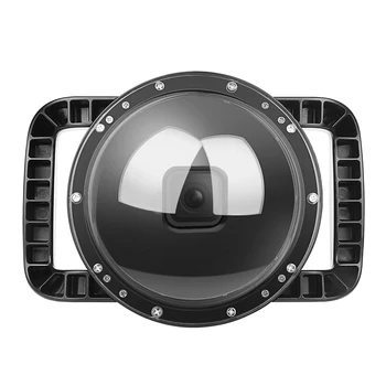VODOL Dual Vreckové Dome Objektív Potápanie Bývanie pre Gopro8 Akcia Fotoaparát Vodotesné Podvodné puzdro s Spúšť