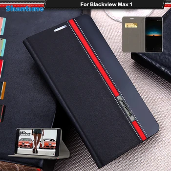 Pu Kožené Peňaženky Telefón Prípade Blackview Max 1 Flip Book Obal Pre Blackview Max 1 Obchodného Prípadu Mäkké Tpu Silikónové Zadný Kryt
