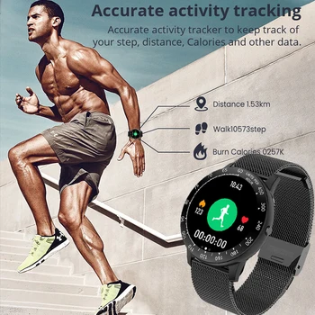 LIGE 2020 Nové Full Touch Smart Hodinky Ženy muži Nepremokavé Šport pre Android/iPhone informácií Volajte smartwatch Pre ženy mens