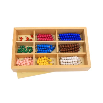 Deti Hračky Montessori Materiálmi Vzdelávacie Drevená Hračka Farebné Checker Rada Korálky Matematika Hračky V Ranom Detstve Predškolského Vzdelávania