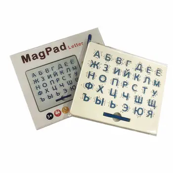 Ruské Písmená Magnetické Gule Náčrt Pad Tablet Magnetické rysovaciu Dosku X5XE