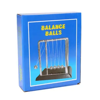 Newtonove Kolísky Ocele Balance Ball Fyziky Vedy Kyvadlo Stôl Hračky, Hry, písací Stôl Domáce Dekorácie