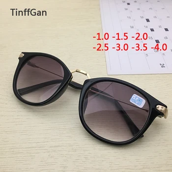 TinffGan Skončil Krátkozrakosť predpis slnečné Okuliare Muži Ženy dioptric Slnečné okuliare na očiach nearsighted Okuliare -1 1.5 -2 2.5 3