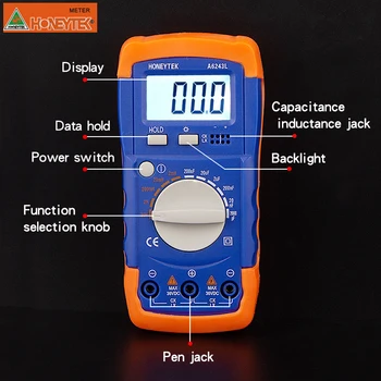 Lc Meter Multimeter Digitálny Profesionálny Kondenzátor Tester Skontrolujte, Kondenzátory Automobilový Multimeter Indukčnosti Meter Analógový Tester
