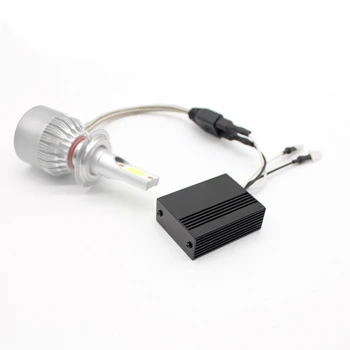 9-16V 9-32V LED reflektor canbus/upozornenie canceller/dekodér pre auto H1/H7/H8/H9/H11/9005/9006/9012 kód Chyby blikajúce problém