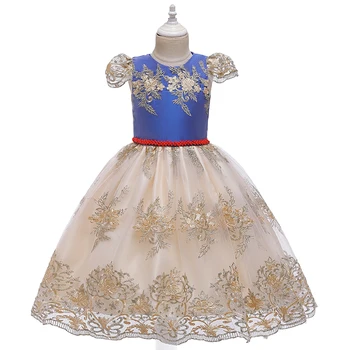 Baby Girl Dress Deti, Svadobný Večierok Princezná Čipky Šaty Šaty Pre Dievčatá Kostým Deti Kvet 2020 Zimné Oblečenie