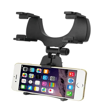 Čierna/Biela Telefón Držiak Univerzálny Stojan Pre iPhone Samsung GPS, Smartphone Auto Spätné Zrkadlo Montáž Držiaka Telefónu pre Xiao