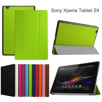 Pre Sony Xperia Z4 Tablet ESR Jednoduchosť PU Kožené puzdro Smart Cover Folio Case Auto Wake Spánku cover obal pre Sony Xperia Tablet Z4