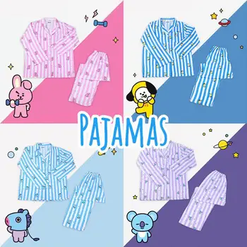 ZITY Cartoon Sleepwear Pyžamo Oblek Pre Ženy Oblečenie Spálňa Nastaviť Zime Teplé Pyžamo Dlhý Rukáv spodná Bielizeň Sleepwear