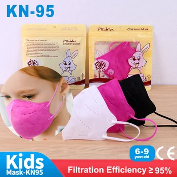 Deti FFP2 Filter Maska Dieťa 6-9Years Starých Chlapcov, Dievčatá Opakovane Ochranné Textílie Mascarilla Deti Vianočné Schválené FPP2 Maska