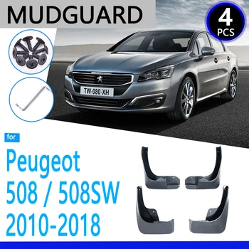 Blatníky vhodný pre Peugeot 508 SW 508SW 2010~2018 2011 2012 2016 2017 Auto Príslušenstvo Mudflap Blatník Auto Náhradné Diely