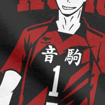 Muži Tetsuro Kuroo Haikyuu Anime Tričko Bokuto Volejbal Manga Oblečenie Vintage Kolo Krku Tees Jedinečný Tee Tričko