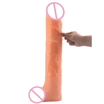 FAAK 50.5*8.7 cm, super obrovské dildo s prísavkou pre ženy, veľký penis stimulátor pre G-bod/anal,silné penis sexuálne hračky pre ženy