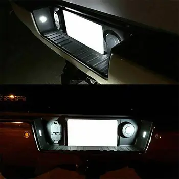 15-SMD 3W Biela Lampa Full LED špz Svetlo montážna sada Pre Chevrolet Silverado Colorado GMC Canyon Sierra 1500 2500 3500