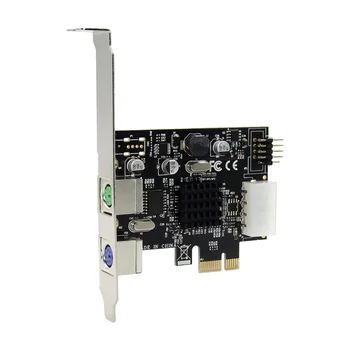 PCIE na 2xPS2 PS/2 Port Pre PC Klávesnice Myši Karty Adaptéra