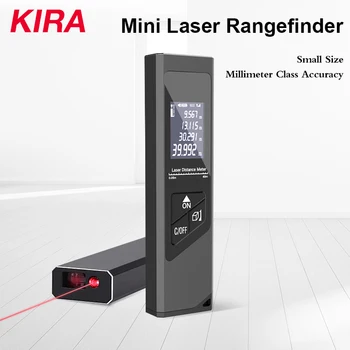 KIRA 40M Smart Digitálny Laserový Merač Vzdialenosti Rad Prenosných USB Nabíjanie Diaľkomer Mini Ručné Meranie Vzdialenosti Meter