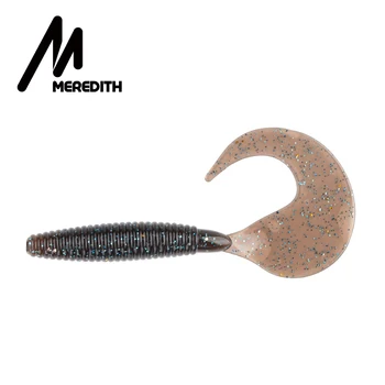 Meredith 9 cm/4.4 g Curling Chvost Grub Umelé Rybárske Mäkké Návnady 3.54